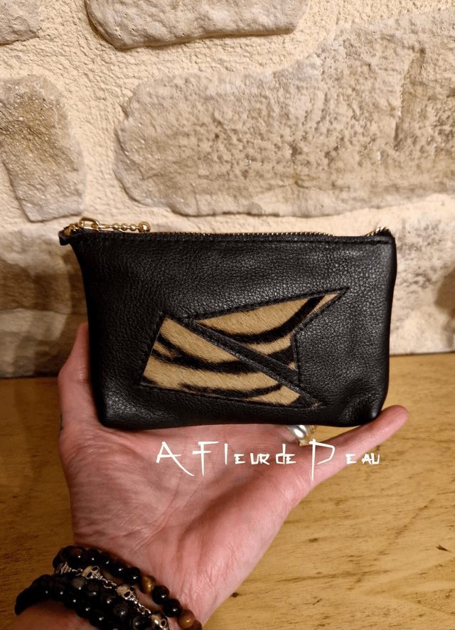 Petite pochette en cuir