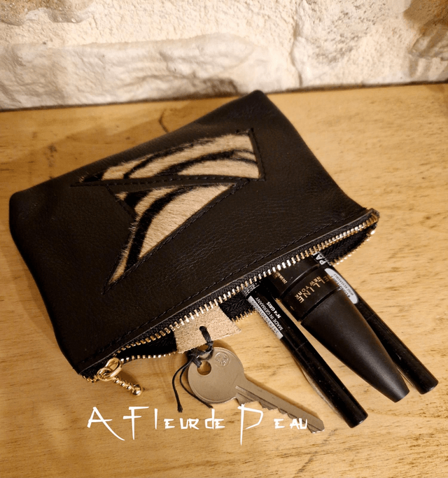 Petite pochette en cuir