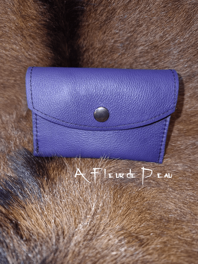Porte monnaie cuir 3 compartiments