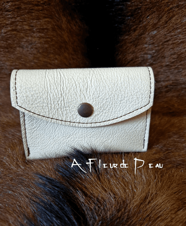 Porte monnaie cuir 3 compartiments